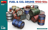 1/48 Mini Art - Fuel & Oil Drums 1930-50s - 49007