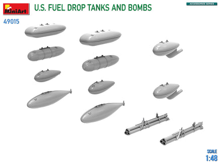 1/48 Mini Art - U.S. Fuel Drop Tanks And Bombs - 49015