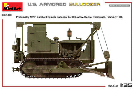 1/35 Mini Art - U.S. Armored Bulldozer - 35403