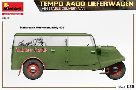 1/35 Mini Art - A400 Lieferwagen Vegetable Delivery Van - 38049