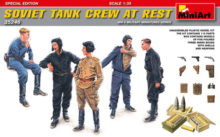 1/35 Mini Art - Soviet Tank Crew At Rest - 35246