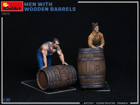 1/35 Mini Art - Men with Wooden Barrels - 38070