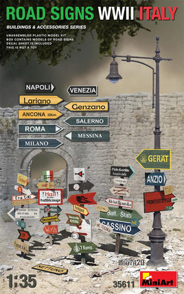1/35 Mini Art - Road Signs WWII Italy - 35611