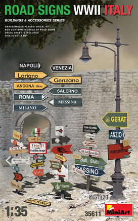 1/35 Mini Art - Road Signs WWII Italy - 35611