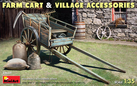 1/35 Mini Art - Farm Cart & Village Accessories - 35657