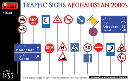 1/35 Mini Art - Traffic Signs Afghanistan 2000’s - 35640