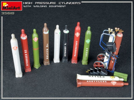 1/35 Mini Art - High Pressure Cylinders w/Welding Equipment - 35618