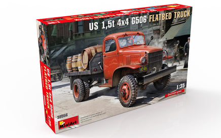 1/35 Mini Art - U.S. 1.5T 4×4 G506 Flatbed Truck - 38056