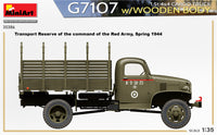 1/35 Mini Art - G7107 1.5T 4×4 Cargo Truck w/Wooden Body - 35386