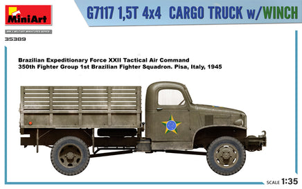 1/35 Mini Art - G7117 1.5T 4x4 Cargo Truck w/Winch - 35389