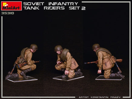 1/35 Mini Art - Soviet Infantry Tank Riders Set 2 - 35310