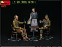 1/35 Mini Art - U.S. Soldiers in Cafe - 35406