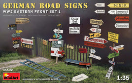 1/35 Mini Art - German Road Signs WWII (Eastern Front Set 1) - 35602