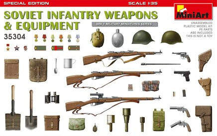 1/35 Mini Art - Soviet Infantry Weapons & Equipment - 35304 - MPM Hobbies