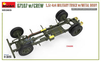 1/35 Mini Art - G7107 w/Crew 1.5T 4x4 Cargo Truck w/Metal Body - 35383