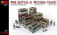 1/35 Mini Art - Wine Bottles & Wooden Crates - 35571 - MPM Hobbies