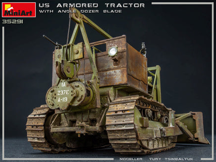 1/35 Mini Art - U.S. Armored Tractor with Angle Dozer Blade - 35291