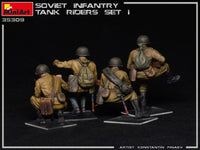 1/35 Mini Art - Soviet Infantry Tank Riders Set 1 - 35309