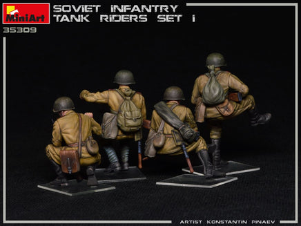 1/35 Mini Art - Soviet Infantry Tank Riders Set 1 - 35309