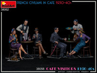 1/35 Mini Art - French Civilians in Cafe 1930-40s - 38062