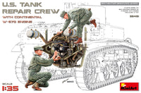 1/35 Mini Art - U.S. Tank Repair Crew with Continental W-670 Engine - 35461