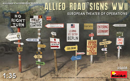 1/35 Mini Art - Allied Road Signs WWII European - 35608