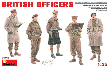 1/35 Mini Art - British Officers - 35165 - MPM Hobbies