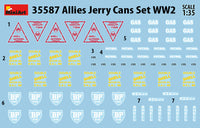 1/35 Mini Art - Allies Jerry Cans Set WWII - 35587
