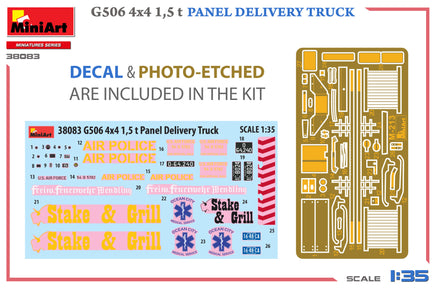 1/35 Mini Art - G506 4x4 1.5T Panel Delivery Truck - 38083