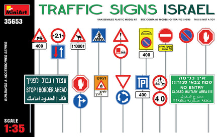 1/35 Mini Art - Traffic Signs Israel - 35653
