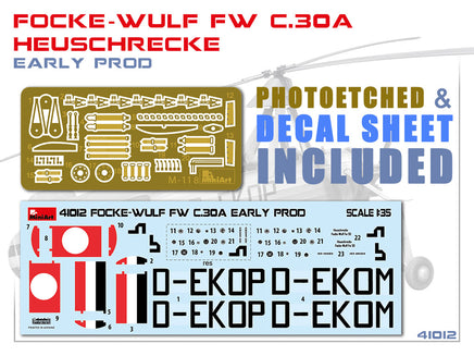 1/35 Mini Art - Focke-Wulf FW C.30A Heuschrecke - 41012