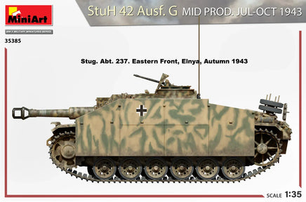 1/35 Mini Art - StuH 42 Ausf. G Mid Prod. Jul-Oct 1943 - 35385 - MPM Hobbies