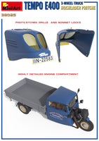 1/35 Mini Art - Tempo E400 Hochlader Pritsche 3-Wheel Truck - 38025