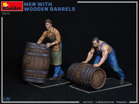 1/35 Mini Art - Men with Wooden Barrels - 38070