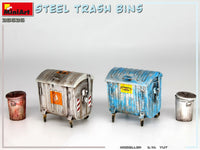 1/35 Mini Art - Steel Trash Bins - 35636