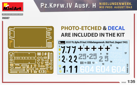 1/35 Mini Art - Pz.Kpfw.IV Ausf. H Nibelungenwerk - 35337
