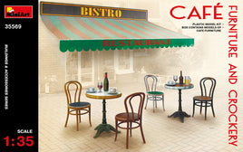 1/35 Mini Art - Café Furniture & Crockery - 35569