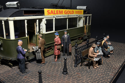 1/35 Mini Art - European Tramcar 641 w/Figures - 38009