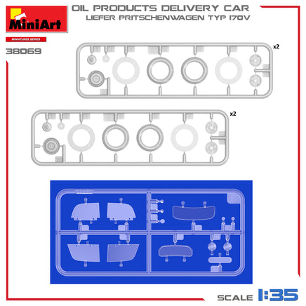 1/35 Mini Art - Oil Products Delivery Car - 38069