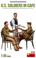 1/35 Mini Art - U.S. Soldiers in Cafe - 35406