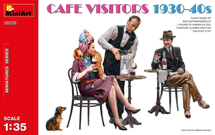 1/35 Mini Art - Cafe Visitors 1930-40s - 38058