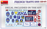 1/35 Mini Art - French Traffic Signs 1930-40’s - 35645