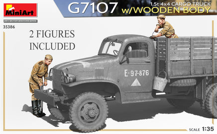 1/35 Mini Art - G7107 1.5T 4×4 Cargo Truck w/Wooden Body - 35386