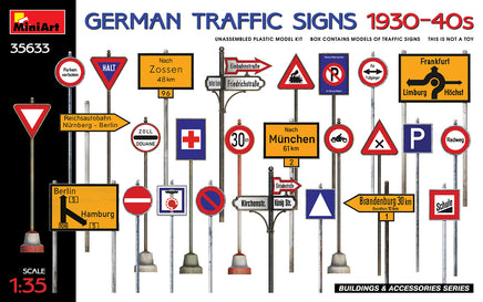 1/35 Mini Art - German Traffic Signs 1930-40's - 35633