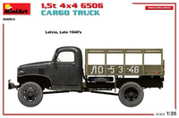 1/35 Mini Art - 1.5T 4×4 G506 Cargo Truck - 38064