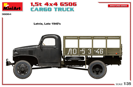 1/35 Mini Art - 1.5T 4×4 G506 Cargo Truck - 38064