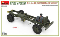 1/35 Mini Art - G7107 w/Crew 1.5T 4x4 Cargo Truck w/Metal Body - 35383