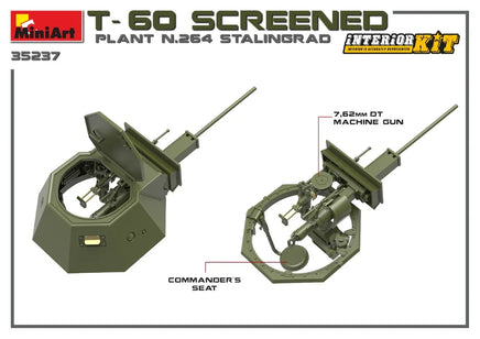 1/35 Mini Art - T-60 Screened (Plant No.264 Stalingrad) - 35237 - MPM Hobbies