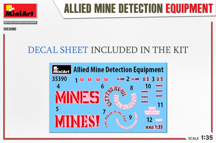 1/35 Mini Art - Allied Mine Detection Equipment - 35390