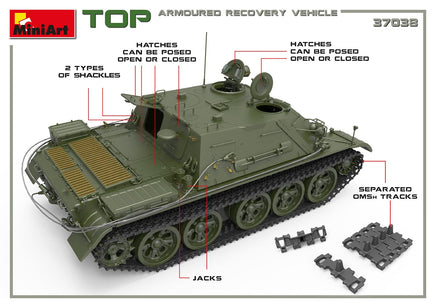 1/35 Mini Art - Top Armoured Recovery Vehicle - 37038